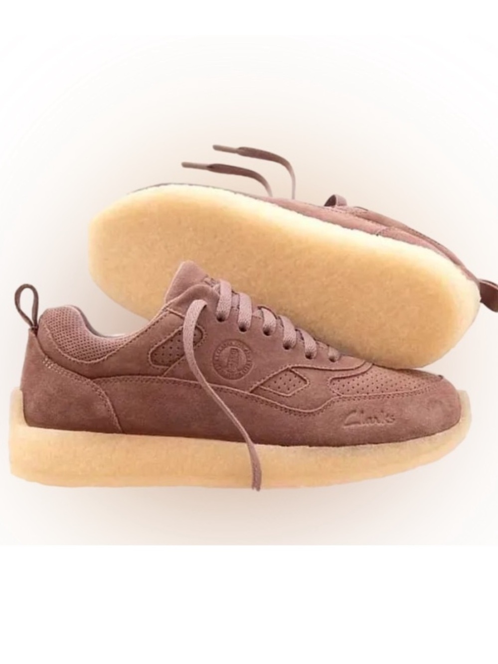 CLARKS RONNIE FIEG Lockhill suede sneakers